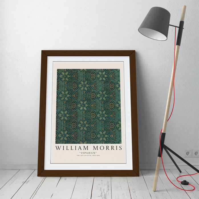 Framed Wall Art William Morris Isphahan Botanical Print - Plant Wall Decor