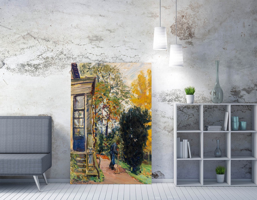 Canvas Wall Art – Max Slevogt Gardener House Art | Handmade Canvas Print, Ready To Hang