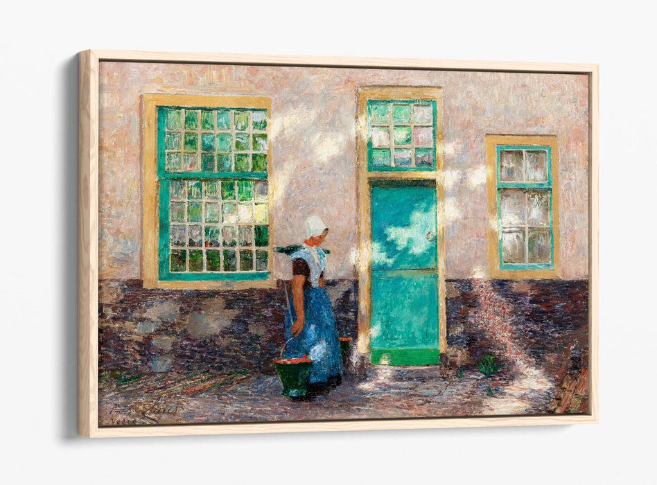 EMILE CLAUS, THE LITTLE SERVANT -FLOAT EFFECT CANVAS WALL ART PIC PRINT