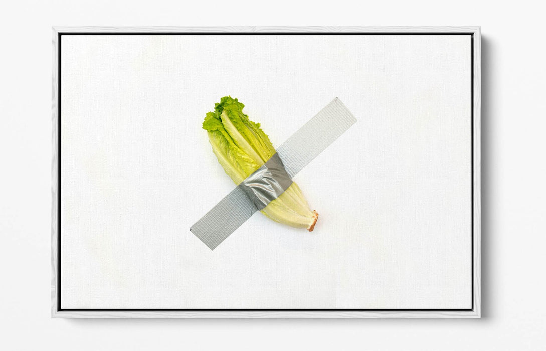 Canvas Wall Art - Modern Kitchen Decor | Float Effect Handmade Print With Premium Frame