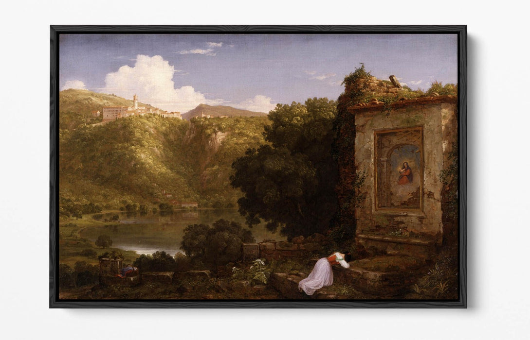 Canvas Wall Art - Thomas Cole II Penseroso | Float Effect Handmade Print
