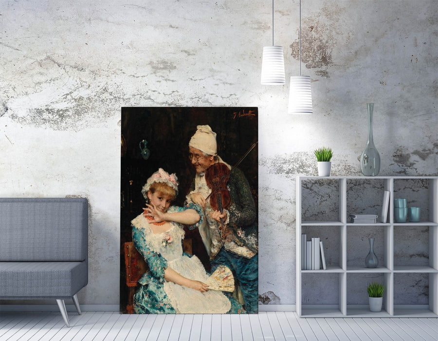FEDERICO ANDREOTTI, THE MUSICIAN -CANVAS WALL ART ARTWORK PRINT