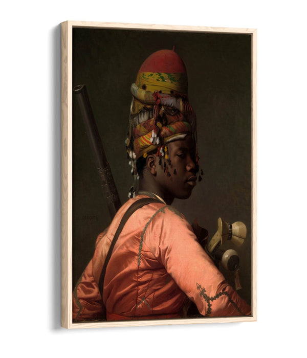 JEAN-LEON GEROME, BASHI BAZOUK -FLOAT EFFECT CANVAS WALL ART PRINT