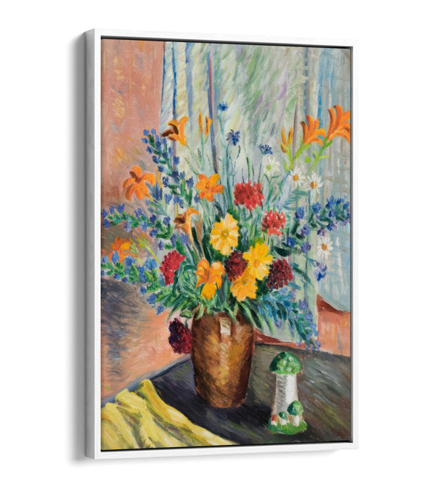 KRISTJAN TEDER, FLOWERS -FLOAT EFFECT CANVAS WALL ART PRINT