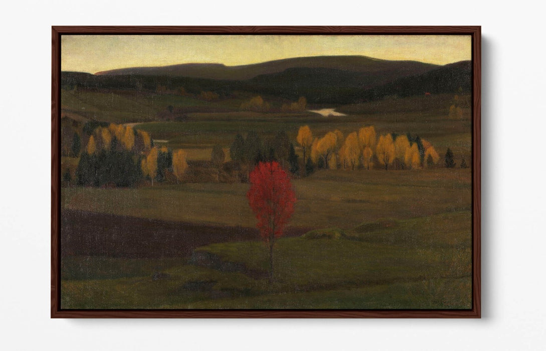 LARS JORDE, LANDSCAPE -FLOAT EFFECT CANVAS WALL ART PRINT