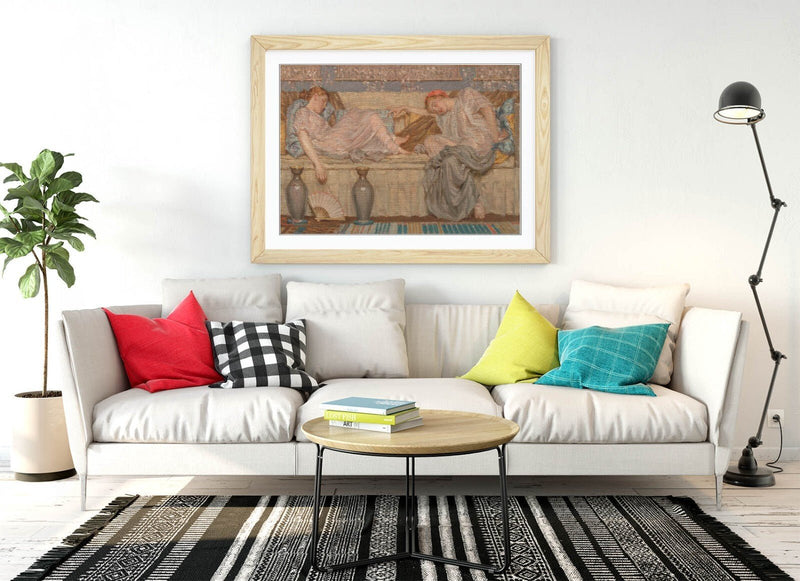 Framed Wall Art – Albert Joseph Moore Beads Painting Poster Print 4 Sizes