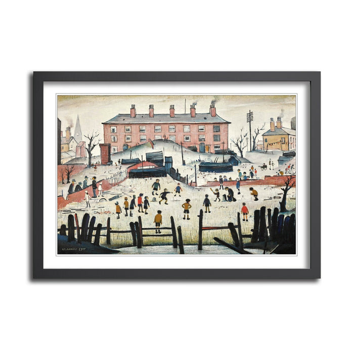 The Cricket Match People FRAMED WALL ART PRINT ARTWORK PAINTING LS Lowry Style