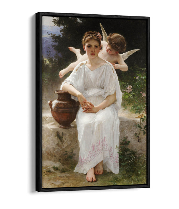 Float Effect Canvas Art | Romantic Classic Love Painting on 30mm Deep Frame Canvas