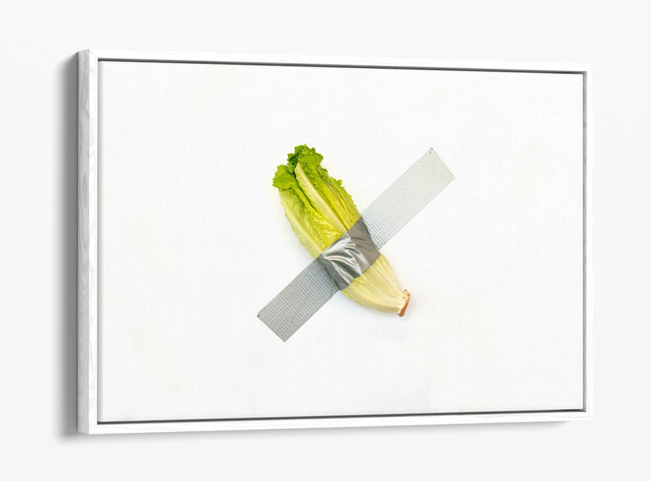 Canvas Wall Art - Modern Kitchen Decor | Float Effect Handmade Print With Premium Frame