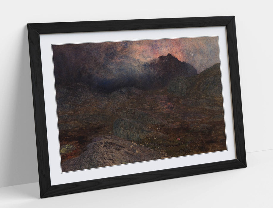 Framed Wall Art - Alfred William Hunt Cwm Trifaen Painting | Handmade UK Frame
