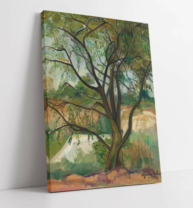 Canvas Wall Art - Suzanne Valadon The Tree | Handmade Abstract Tree Artwork Print