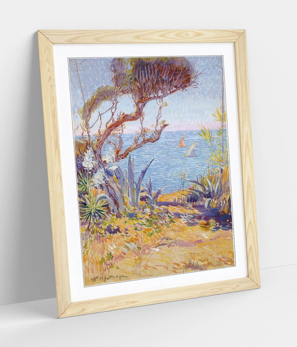 Framed Art Poster - Mediterranean Wall Art Print by William Dodge | Handmade UK Frame