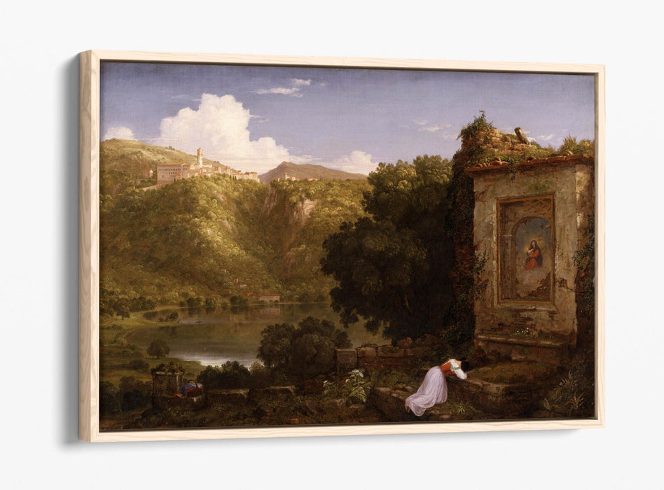 Canvas Wall Art - Thomas Cole II Penseroso | Float Effect Handmade Print