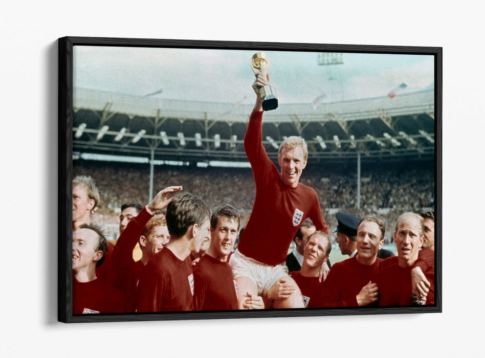 England World Cup Canvas - 1966 Float Effect Canvas Wall Art With Premium Varnish Finish