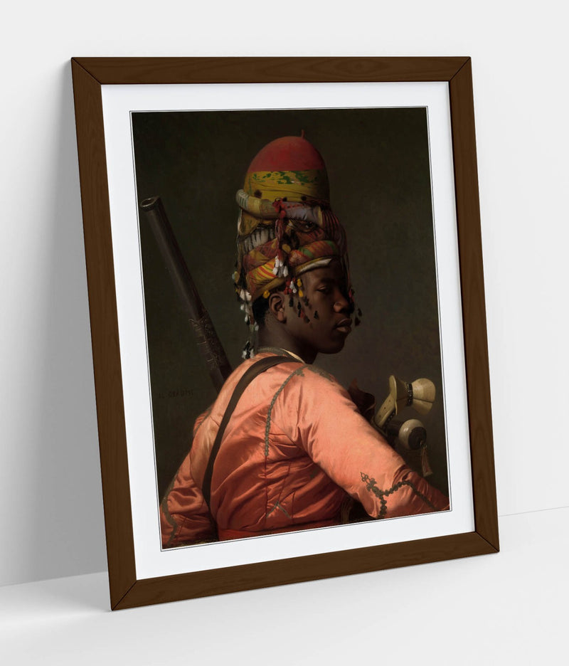 Framed Wall Art - Jean-Leon Gerome Bashi Bazouk Print | Matte Paper Poster