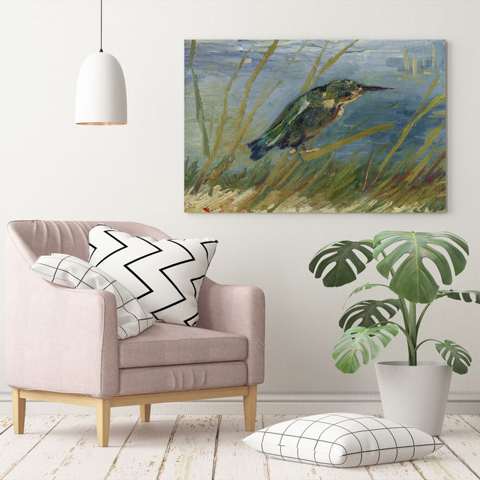 Van Gogh The Kingfisher Bird CANVAS WALL ART PAINTING PRINT ARTWORK CLASSIC