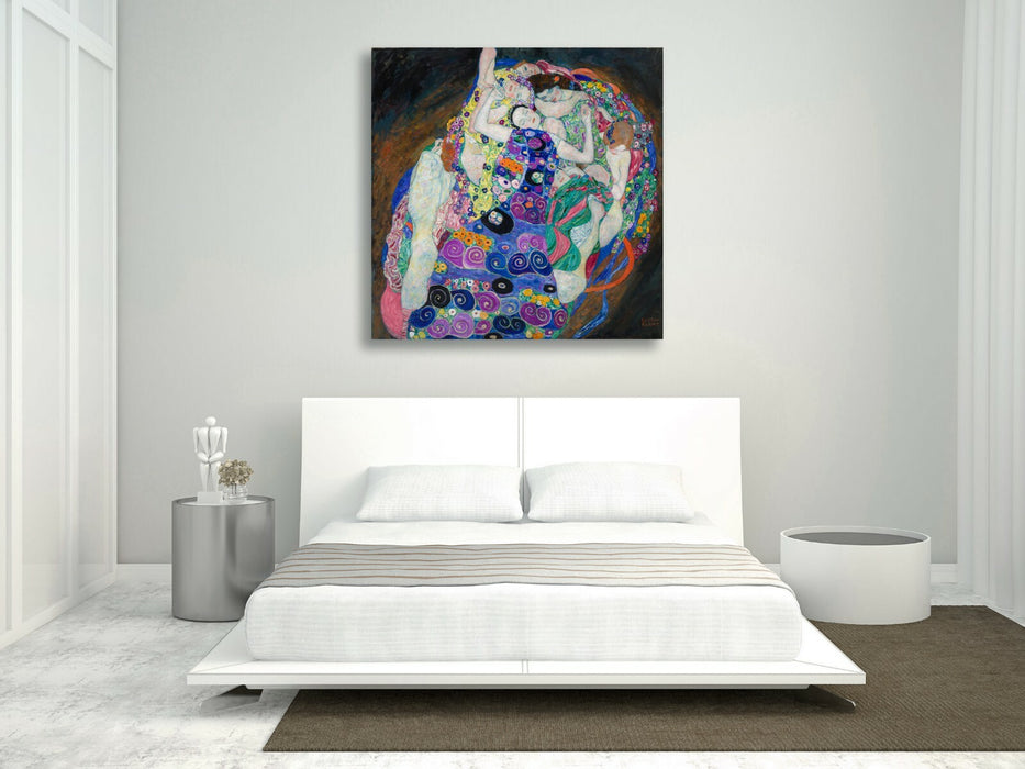 The Virgins Gustav Klimt CANVAS WALL ART PICTURE PRINT PAINTING