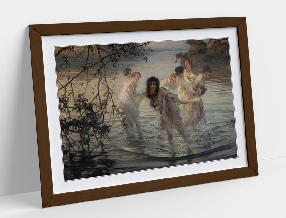 Framed Wall Art – Paul Emile Chabas Dancing Nymphs Print | Handmade UK Frame