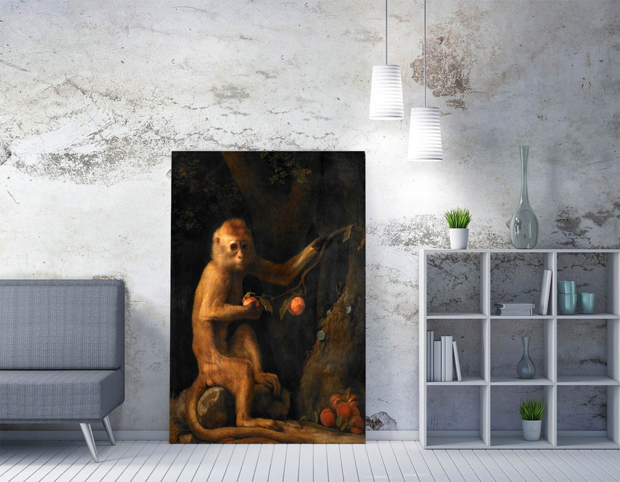 Canvas Wall Art - George Stubbs Monkey Painting Print | Handmade Ready to Hang