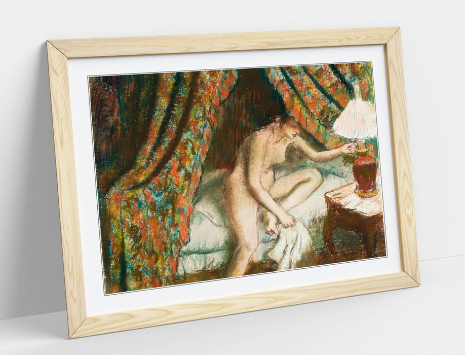 Framed Wall Art Poster Edgar Degas Print Nude Woman Artwork - UK Handmade Frame