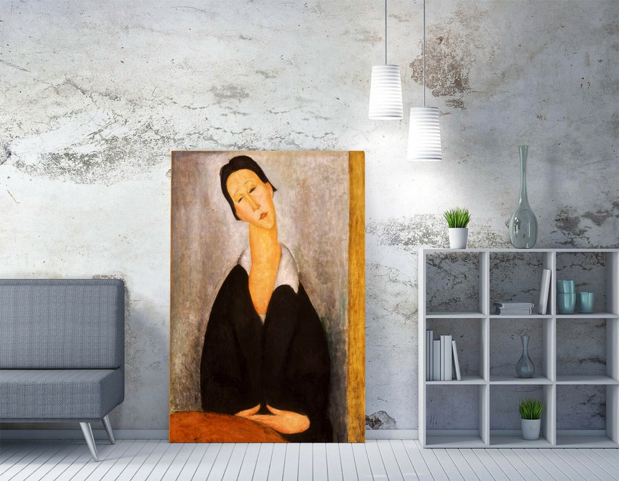 AMEDEO MODIGLIANI, PORTRAIT OF A POLISH WOMAN -CANVAS WALL ART CANVAS ART PRINT