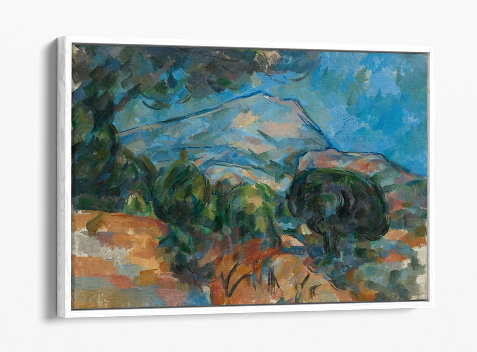 Float Effect Canvas Art – Paul Cezanne Mount Sainte-Victoire Print with 30mm Deep Frame