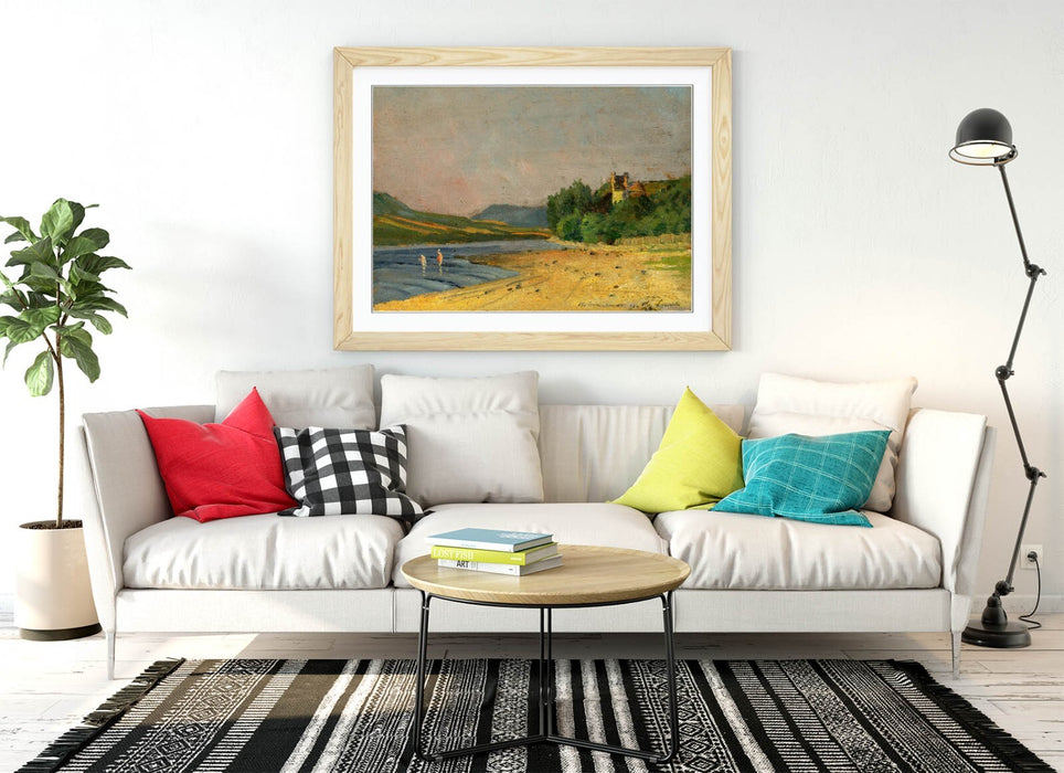 Framed Wall Art - Ferdinand Katona Nedeky Castle Handmade Poster Print 4 Sizes