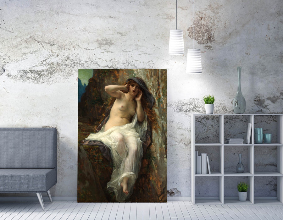 Canvas Wall Art – Alexandre Cabanel Echo Painting Print | Premium Satin Finish