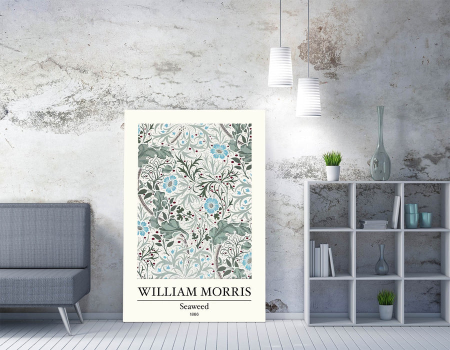 Canvas Wall Art – William Morris Print | Handmade Floral Canvas With Vibrant Color