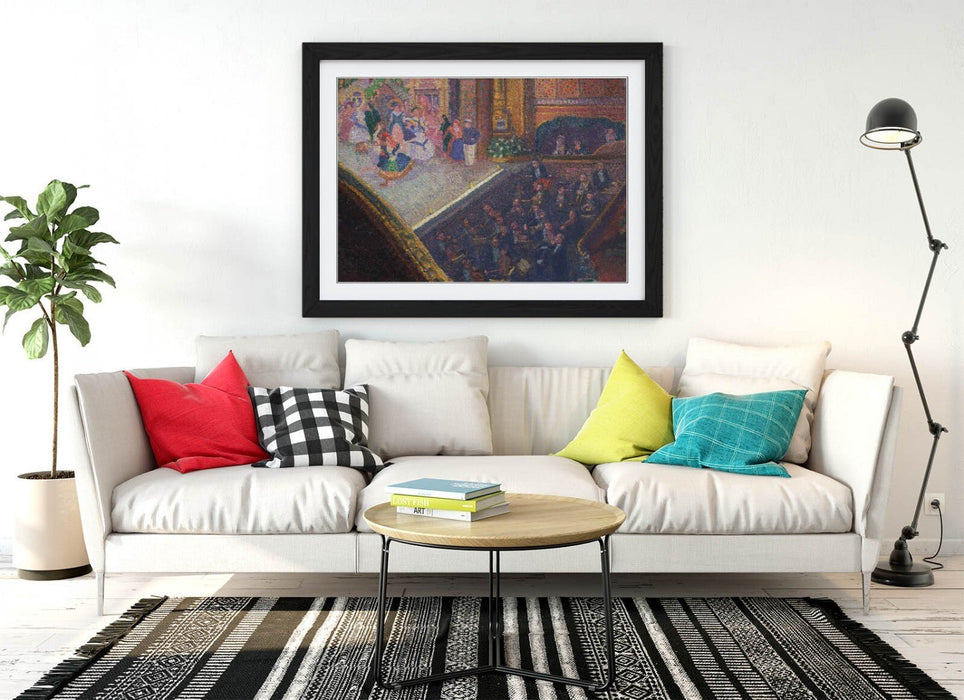 Framed Wall Art - 'Spencer Gore, Ballet Scene' Wall Poster with Wood Grain Frame