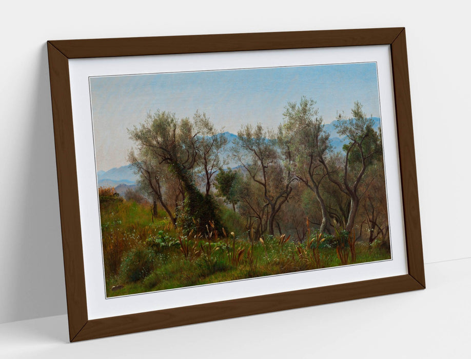 Framed Wall Art - Olive Trees Poster Print by P.C. Skovgaard | Handmade UK Art