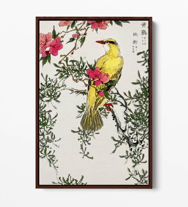 Canvas Wall Art | Handmade Float Effect Canvas Print with Premium Frame - Bird Design