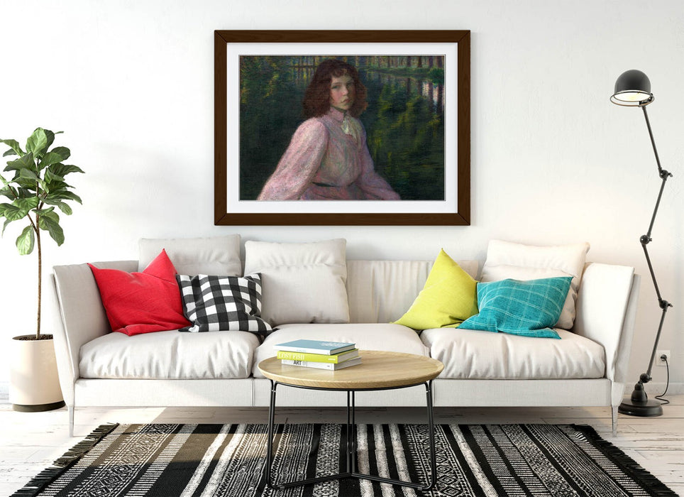Framed Wall Art – Lilla Cabot Perry River Bend Painting | Handmade Wall Decor, UK Made Frames