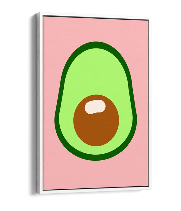 AVOCADO TRENDY MINIMALIST KITCHEN -FLOAT EFFECT CANVAS WALL ART PRINT