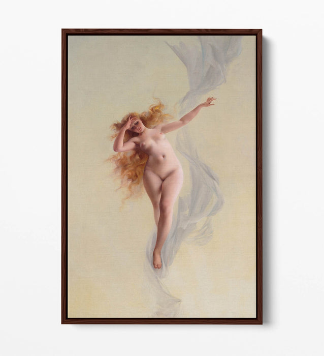 Canvas Wall Art Print - Luis Ricardo Falero Dawn | Float Effect Canvas Decor
