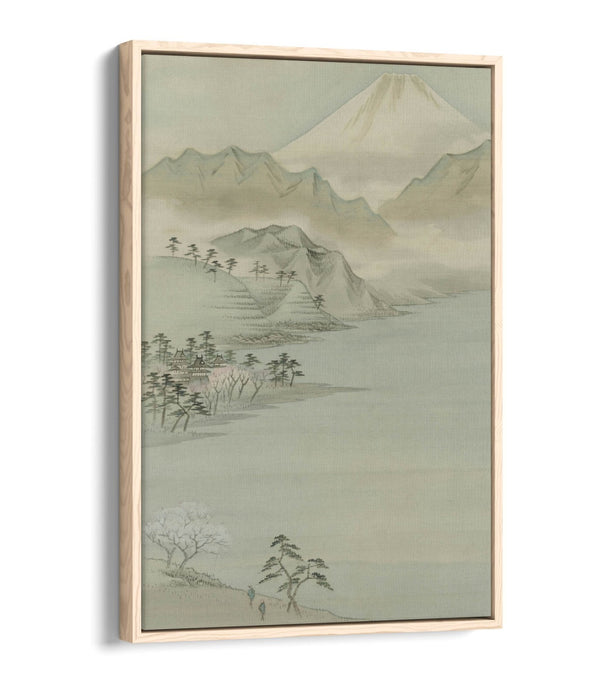 Canvas Wall Art Print – Utagawa Hiroshige Lake Suwa | Float Effect Premium Canvas