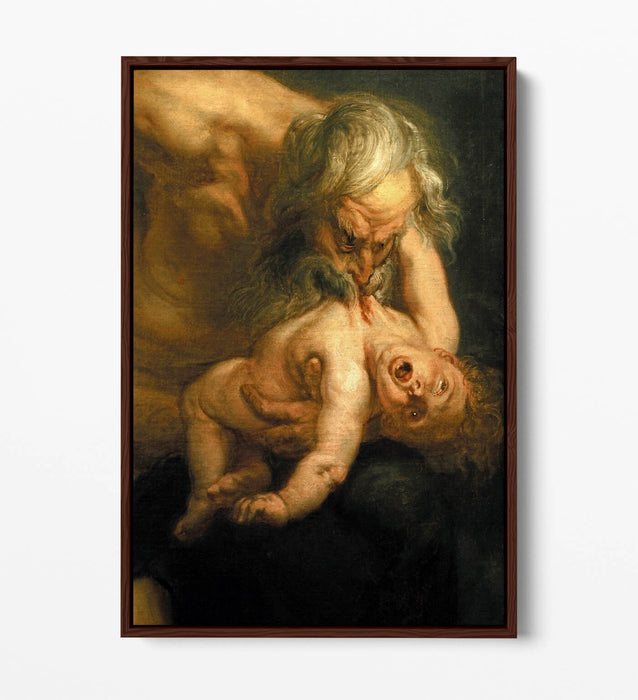 Canvas Wall Art Print – Saturn Wall Decor | Premium Float Effect Canvas UK