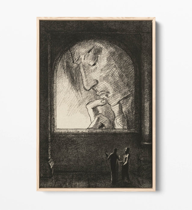ODILON REDON, LIGHT -FLOAT EFFECT CANVAS WALL ART PRINT