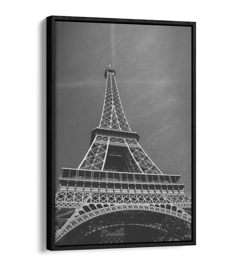 Eiffel Tower Canvas Art - Paris Wall Decor With Float Effect Frame & Premium Finish