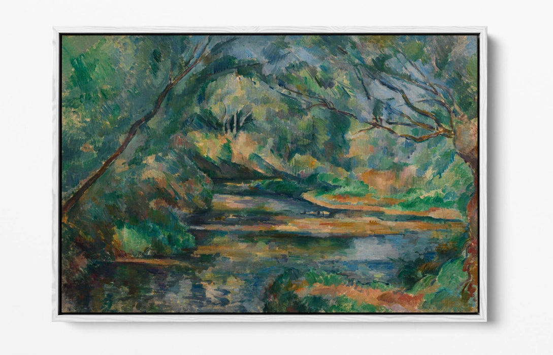 Float Effect Canvas Art | Paul Cezanne Print on Handmade UK MDF Frame