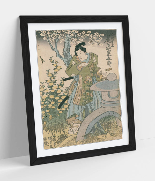 Samurai Wall Art - Utagawa Kunisada Framed Art Print | UK Handmade Poster