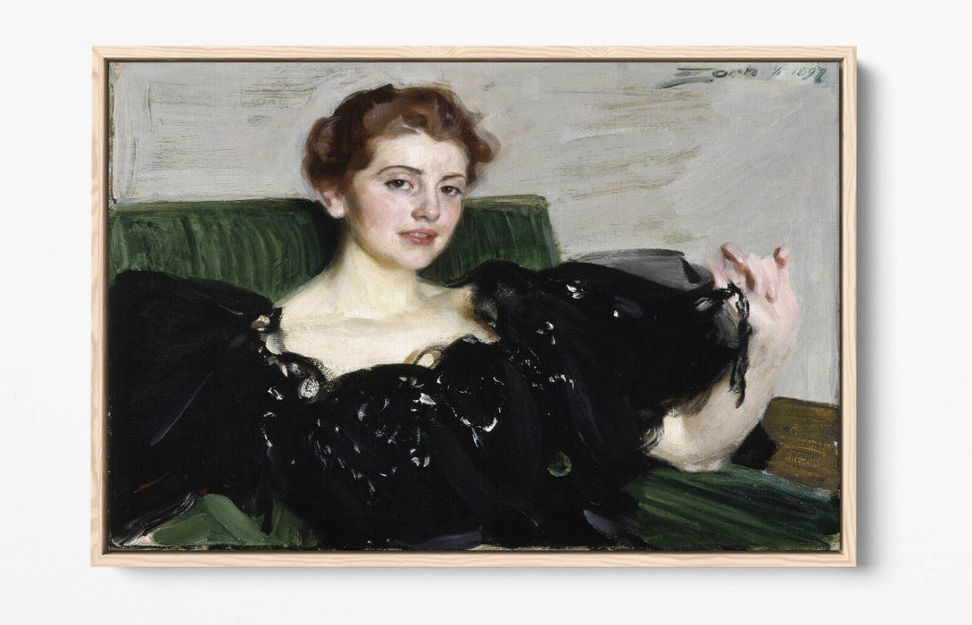 Float Effect Canvas - Lucy Turner Joy by Anders Zorn | Premium Ready To Hang Wall Art