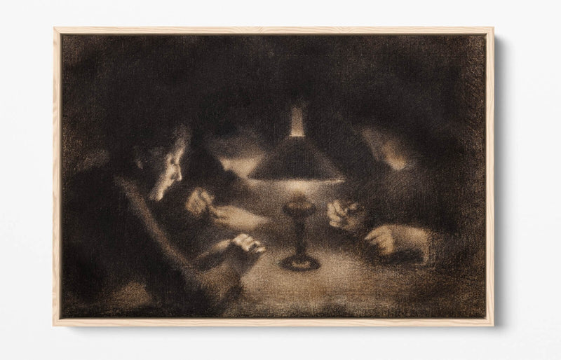 Canvas Wall Art Print - Albert-Charles Lebourg Evening | Premium Float Effect Frame