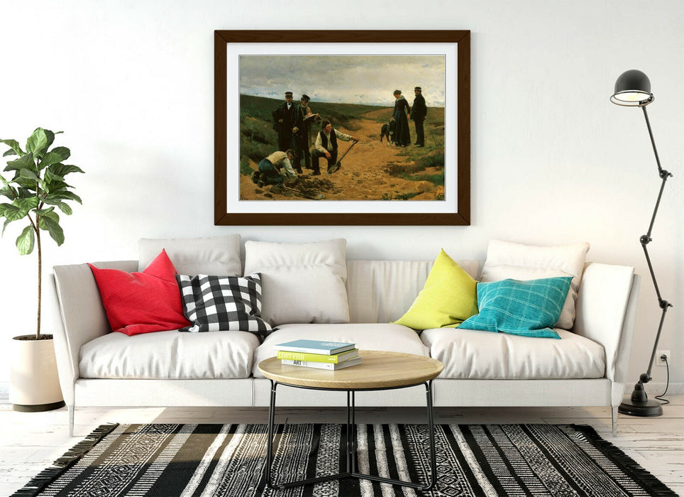 ERIK HENNINGSEN, THE MURDER OF A CHILD -ART FRAMED POSTER PICTURE PRINT ARTWORK