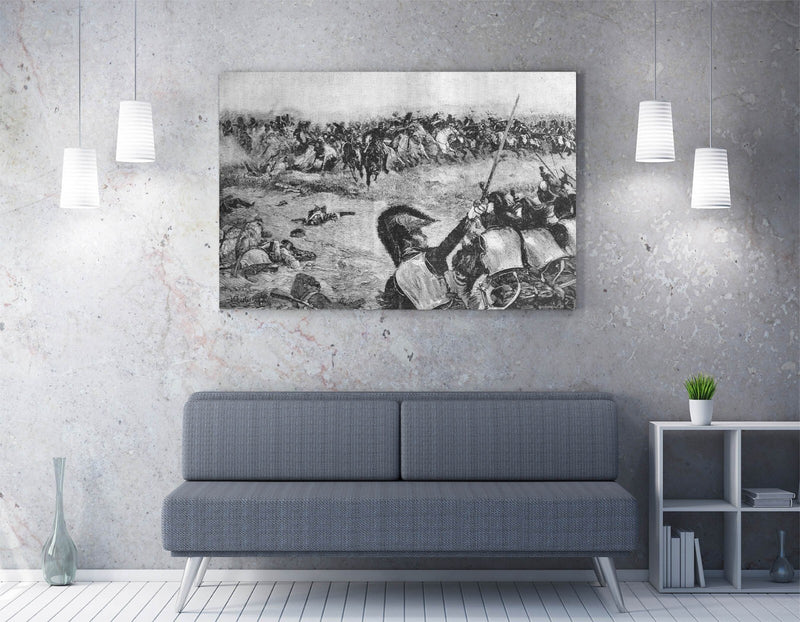 Waterloo Canvas Art - Battle Canvas Print | Premium Ready To Hang Wall Artwork