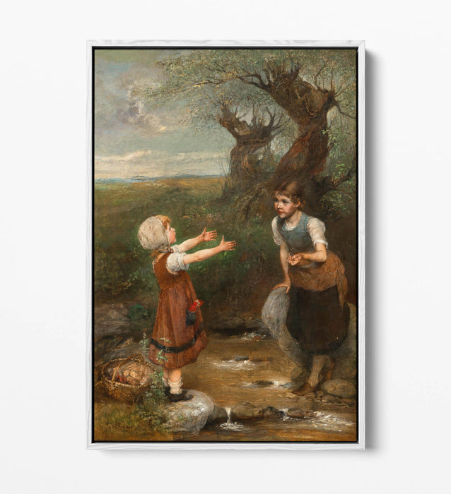 EMIL KEYSER, ASSISTANCE -FLOAT EFFECT CANVAS ART PRINT