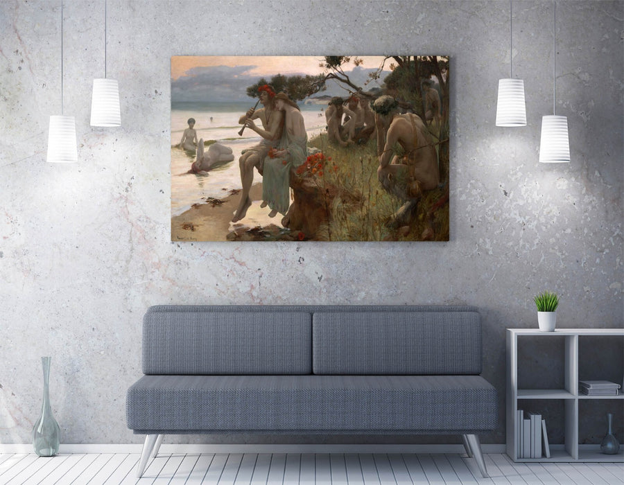 Canvas Wall Art - Rupert Bunny Pastoral Print | Handmade Canvas Art Prints