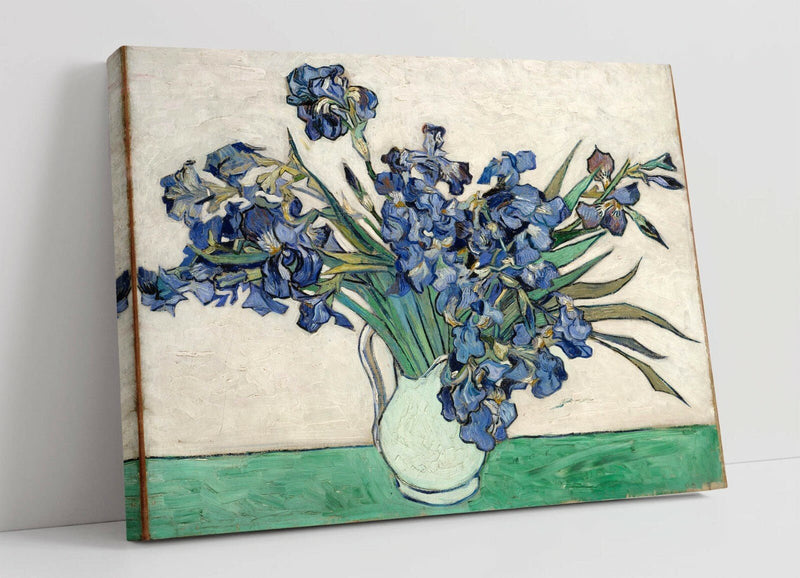 Vincent Van Gogh Irises Canvas Wall Art – Handmade Flower Art Canvas Print