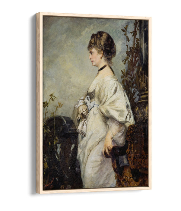 HANS MAKART, MAGDALENA PLACH -FLOAT EFFECT CANVAS WALL ART PIC PRINT