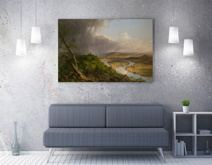 THOMAS COLE, THE OXBOW -CANVAS WALL ARTWORK PICTURE PRINT